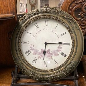 Edinburg Clock Company: Ornate Wall Clock